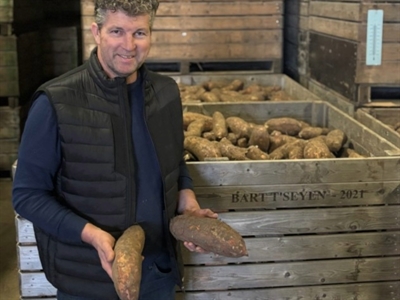 Boer Bart en Waste Warriors voorkomen verspilling van 50.000 kg bataat