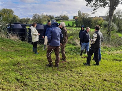 MBBR-pilootopstelling voor nitraatverwijdering uit de beek