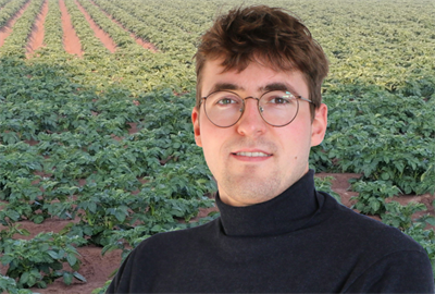 Valentijn De Cauwer: nieuwe onderzoeker aardappelen