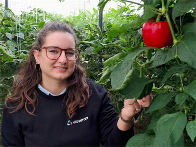 Melissa Deveux: nieuwe onderzoeker groenten (onder bescherming)