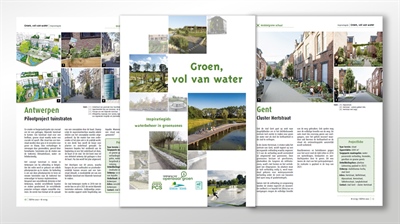 Brochure 'Groen, vol van water - Inspiratiegids waterbeheer in groenzones'