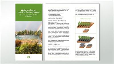 Brochure 'Wateropslag en het first flush systeem'
