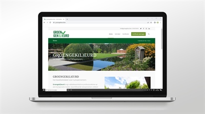 Website 'GroenGek(l)eurd', het kwaliteitslabel voor tuinaannemers