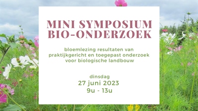 Presentaties mini symposium bio-onderzoek