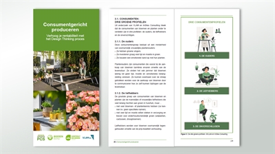 Brochure 'Consumentgericht produceren, verhoog je rentabiliteit met het Design Thinking proces'