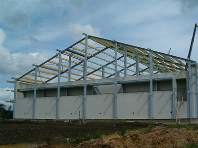 Een aardappelloods bouwen: de constructie
