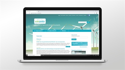 Website Enerpedia over hernieuwbare energie en energiebesparing